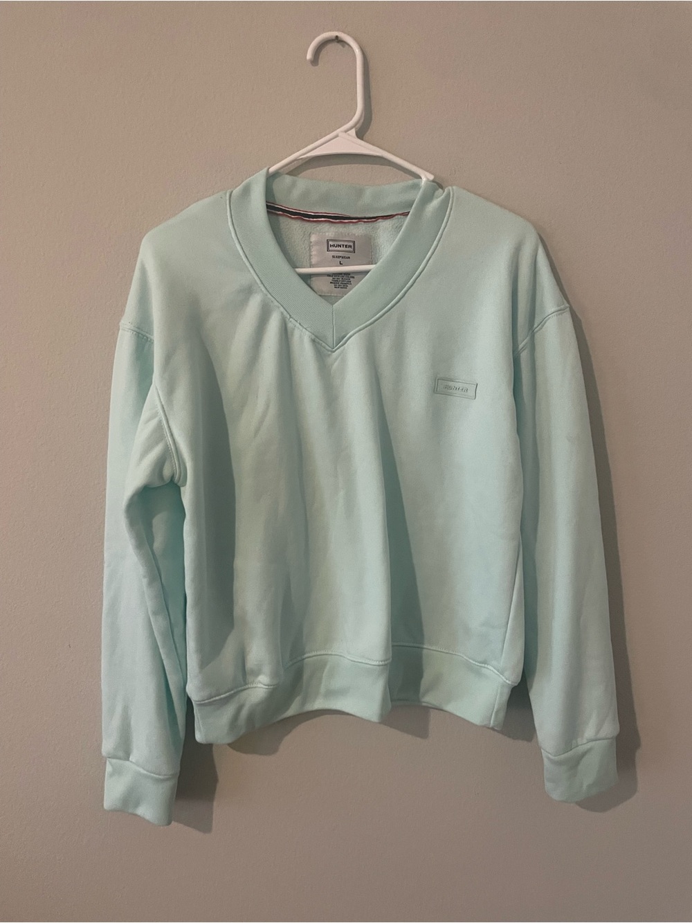 HUNTER sleepwear/ lounge set top and bottoms SZ L - Mint